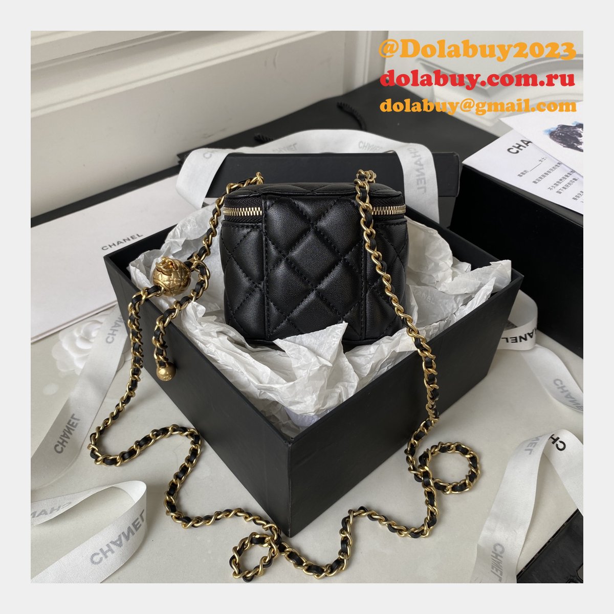 Vanity Luxury Shoulder Perfect Best AP1447 Replica Bag