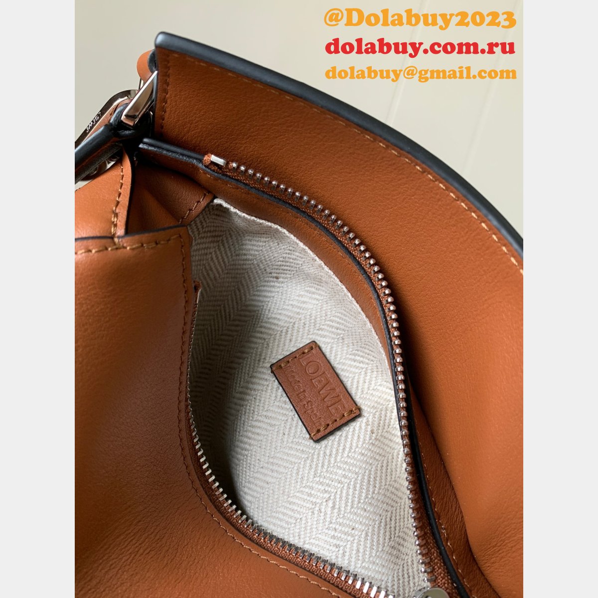 Mini Cheap Loewe Puzzle Bag In Classic Calfskin 18cm
