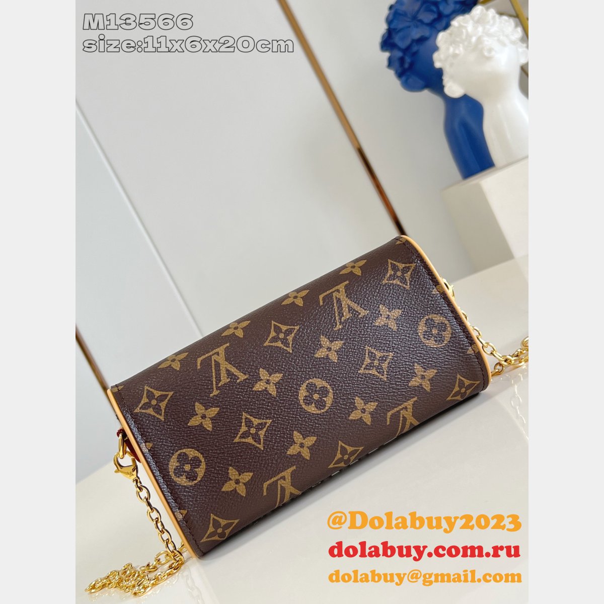 Louis Vuitton Pochette Camille M13566 Luxury Monogram Canvas Brown