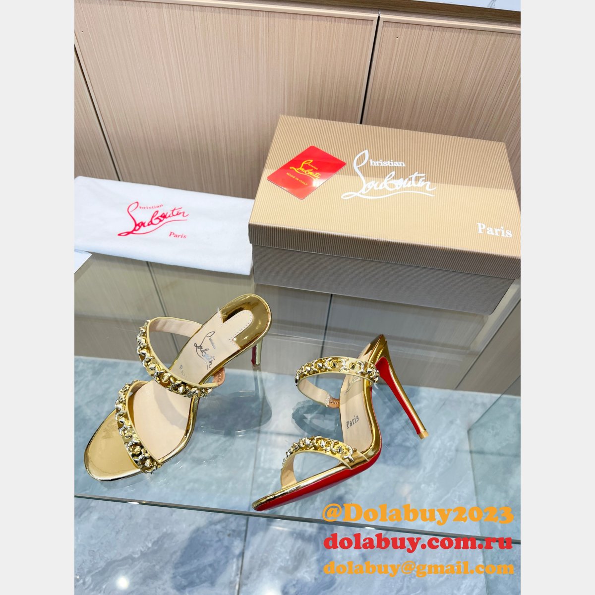 Top Quality 7 Star Christian Louboutin JUST QUEEN High HEEL