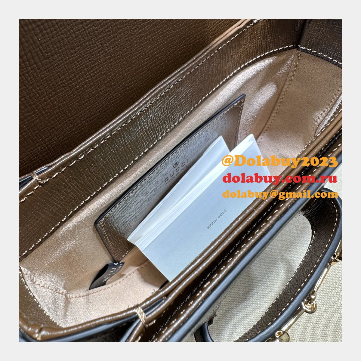 Gucci Knockoff Horsebit 1955 Crossbody Rounded 760191 AAA+ Bag
