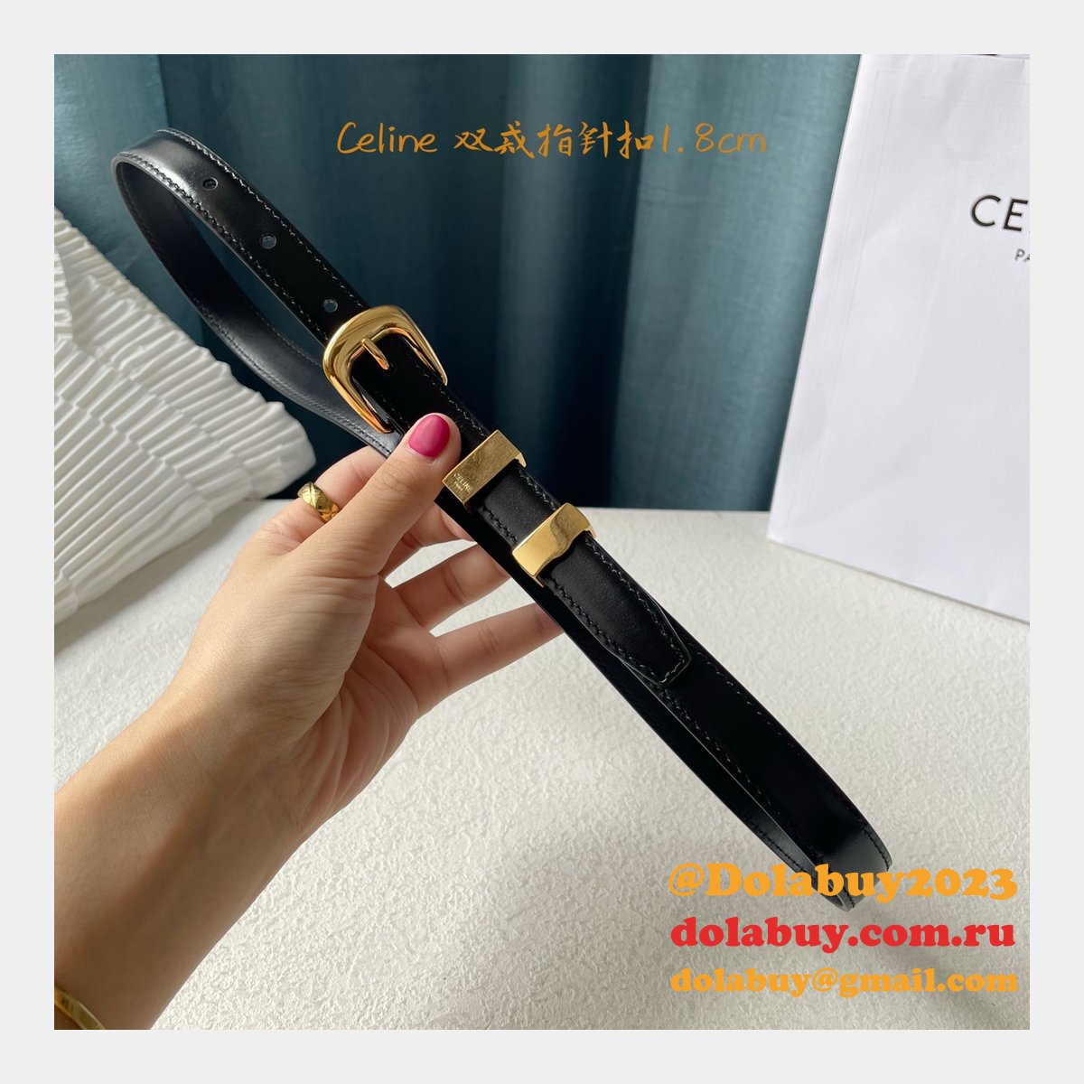 Replica Celine Inspired 18/25MM Top Quality Belt