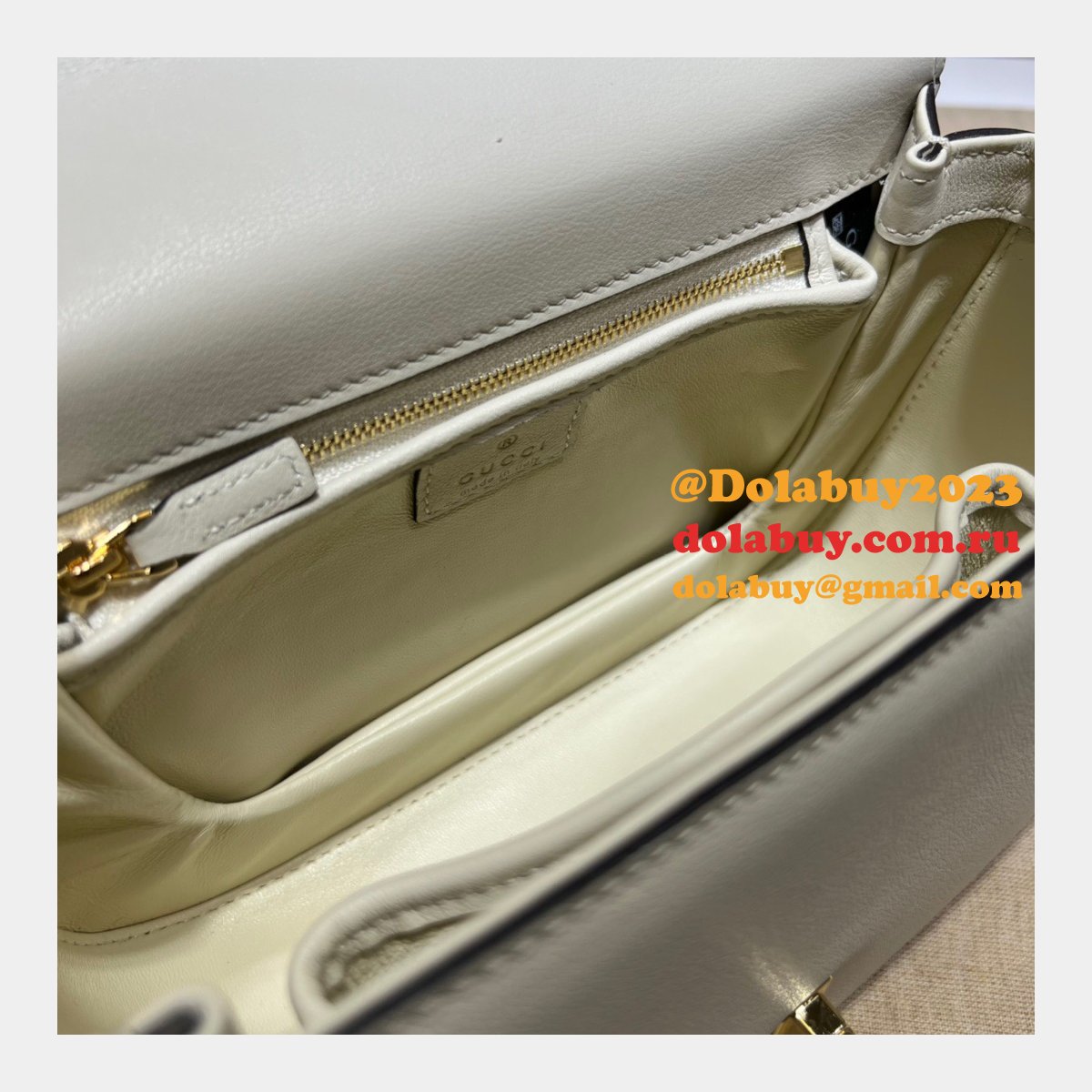 high quality G*u*i blondie top-handle 735101 designer bag