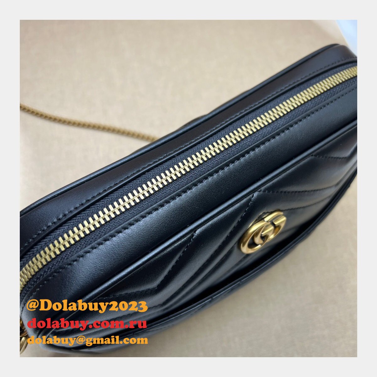 should i buy G*u*i replica 699758 double g multi-use mini bag