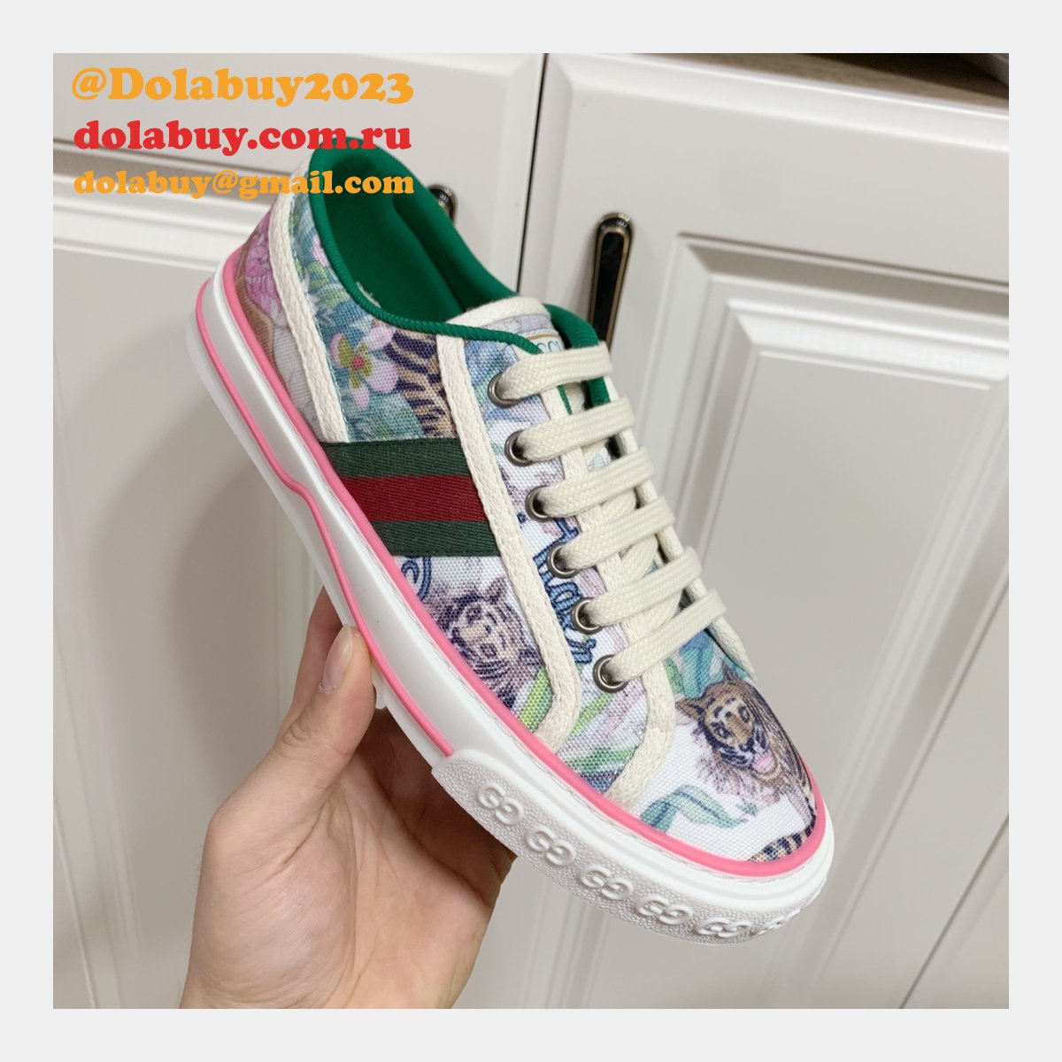 replica G*u*i canvas shoes 1977 series women/men quality for sale