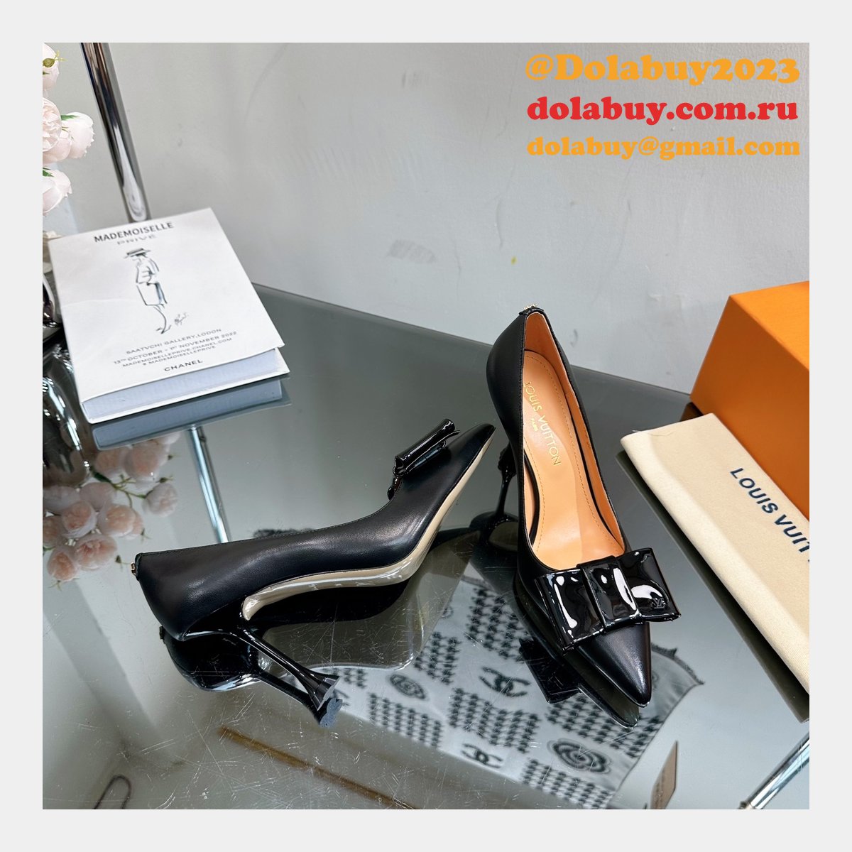 Perfect Replica High Heel Pumps Louis Vuitton Shoes