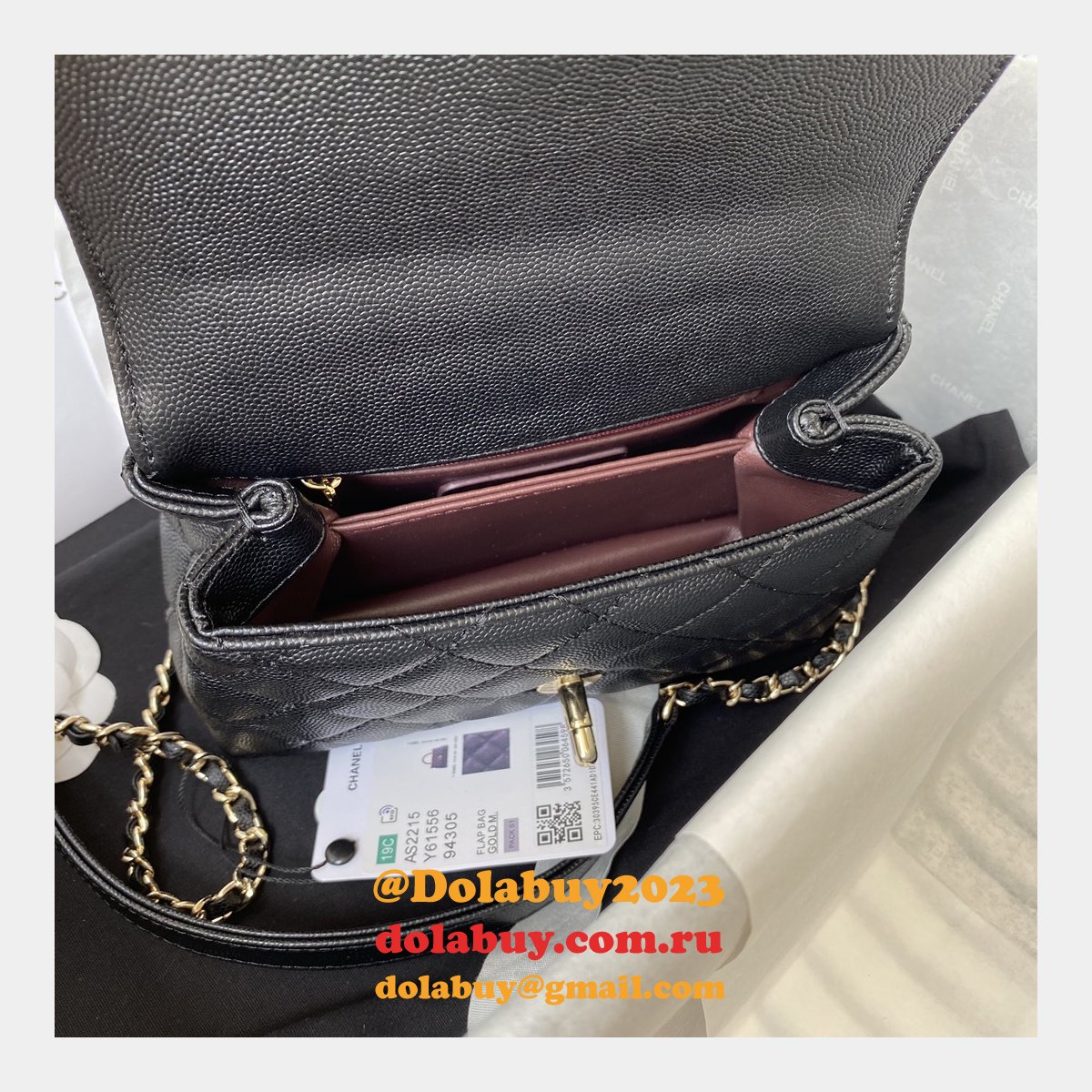 Dolabuy Replica Bags Online AS2215 CAVIAR Bag 19cm