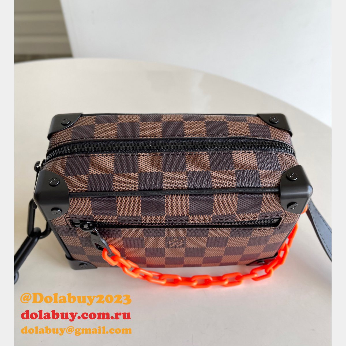 AAA Replica Louis Vuitton M44480 Bags Soft Trunk Monogram Eclipse Canvas