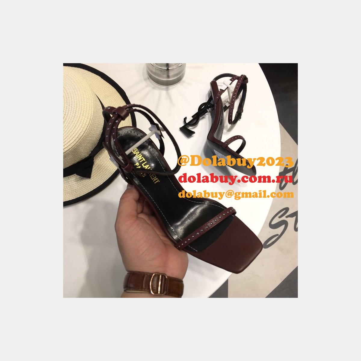 Saint Laurent High Heel Sandals 006