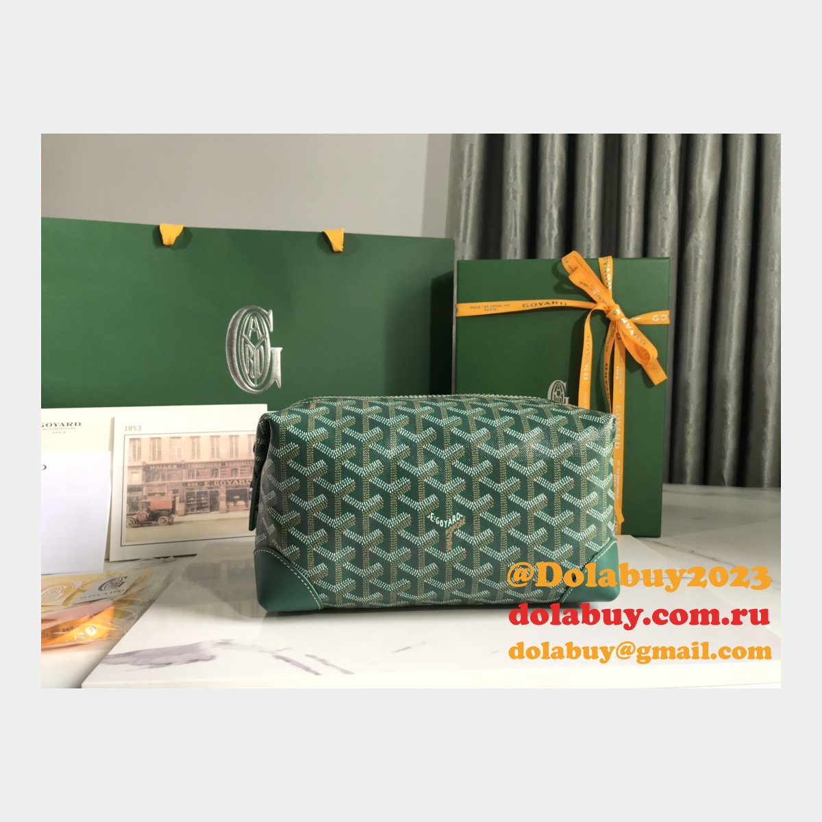 Goyard Top Luggage Boeing NBA Love 020215 Replica Bag