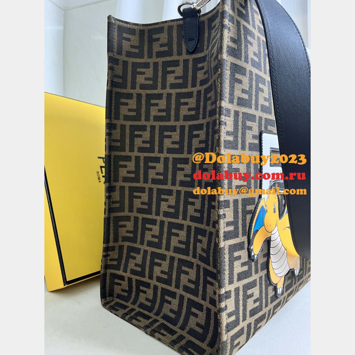 High Quality FENDI 8095 big tote bag