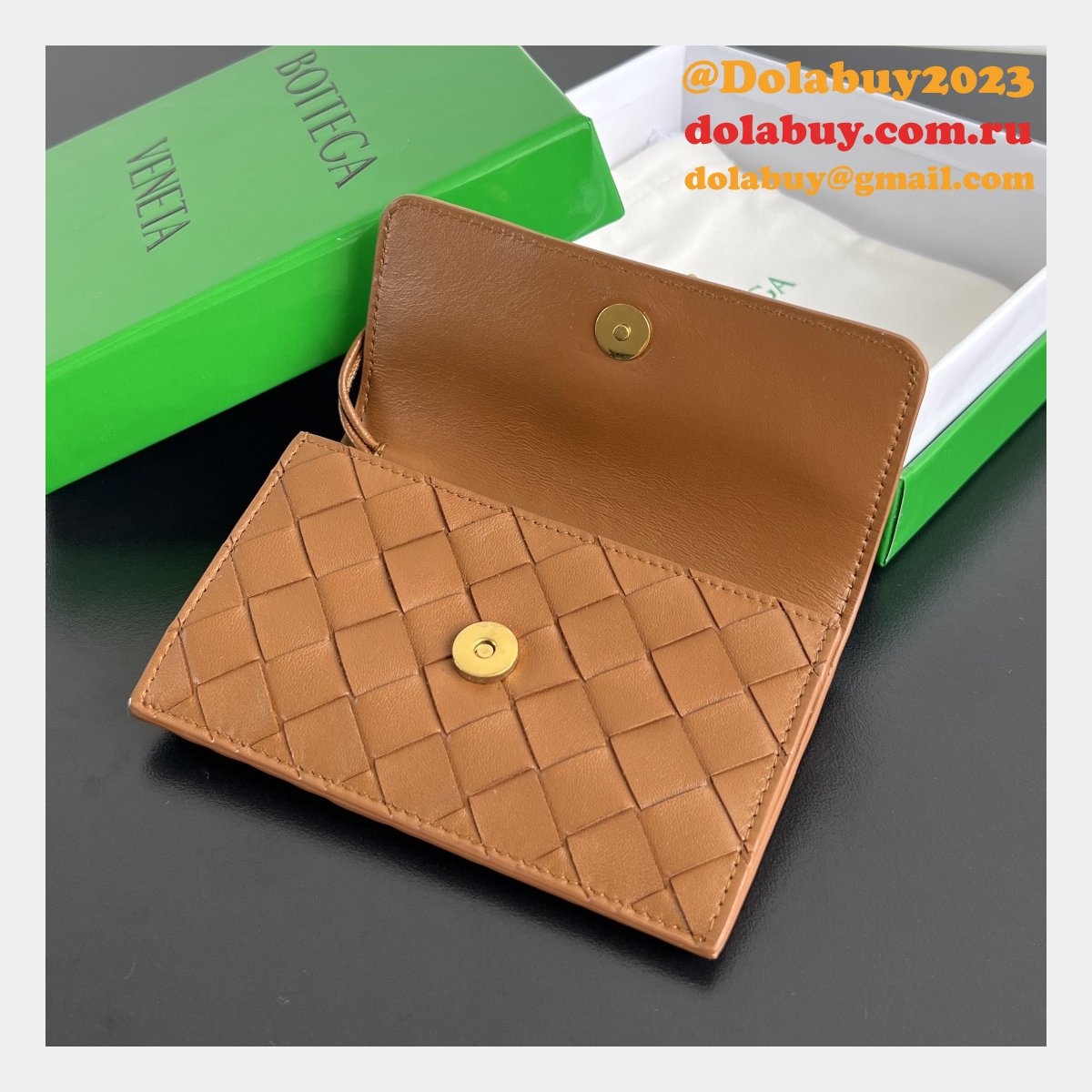 Cheap Bottega Veneta Replicas Amdiamo Cardholder