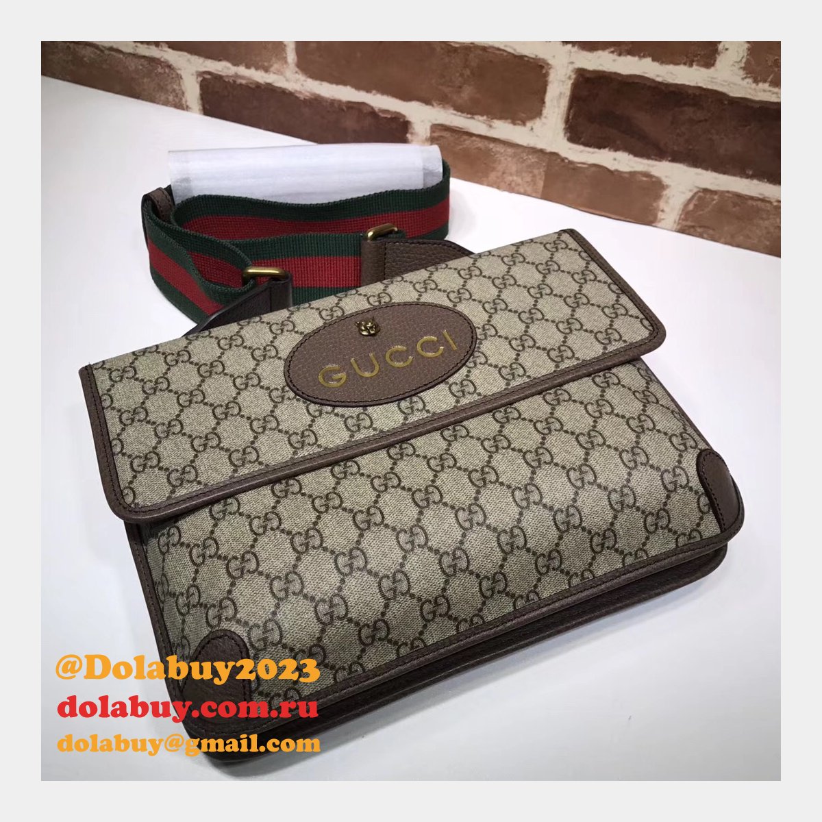 G*u*i best top quality gg supreme messenger 495654 bag