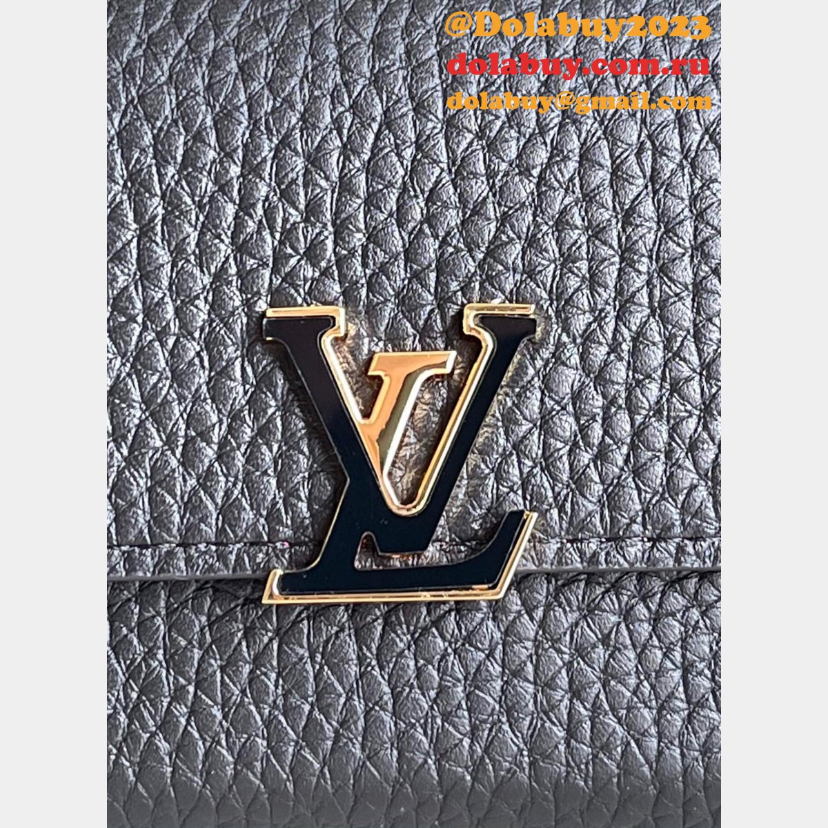 UK Louis Vuitton Best M62157 Capucines Wallet Luxury Taurillon Leather