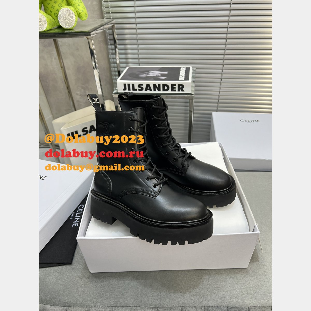 Find Celine Boots Triomphe Replica Designer Shoes
