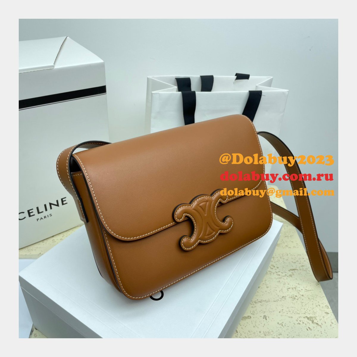 Replica Best Celine Triomphe 22cm Bag Dupe You Can Afford