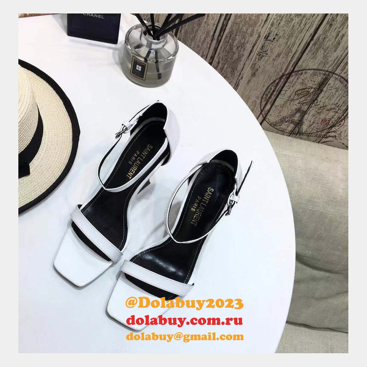 Saint Laurent High Heel Sandals 008