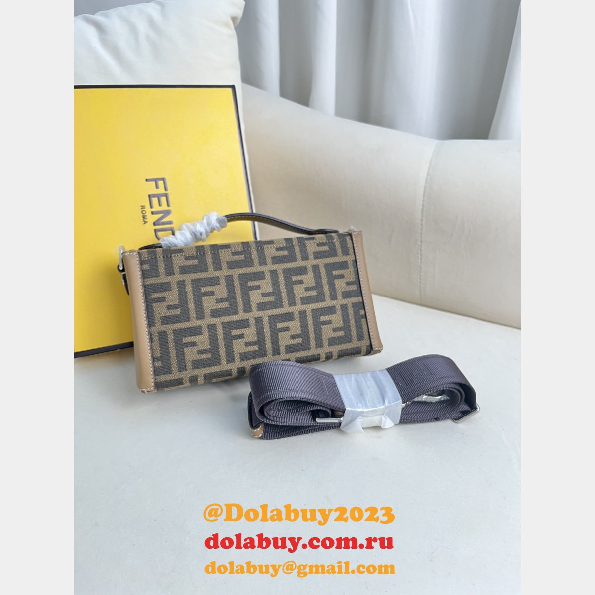Cheap Top Quality fendi BOX HANDBAG