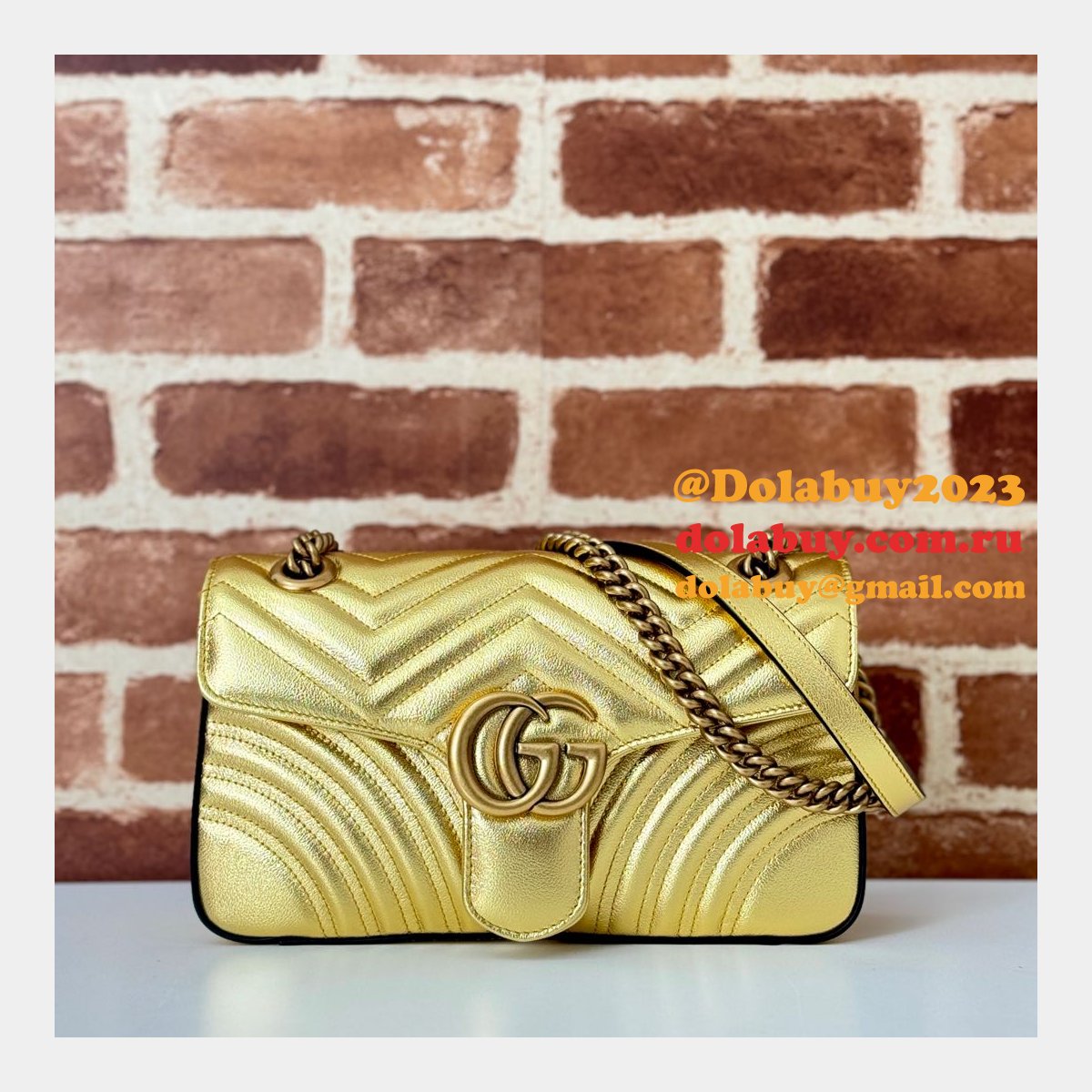 Luxury Gucci GG Marmont 476433/446744/443497 Replica High-Quality Bag