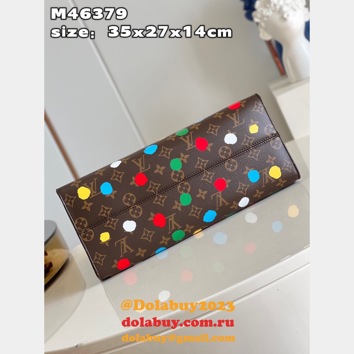 Perfect Louis Vuitton M46379 LV x YK OnTheGo Cheap Monogram