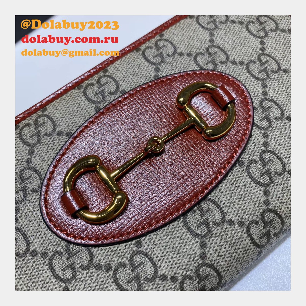 best G*u*i replica 621889 1955 horsebit zip around wallet