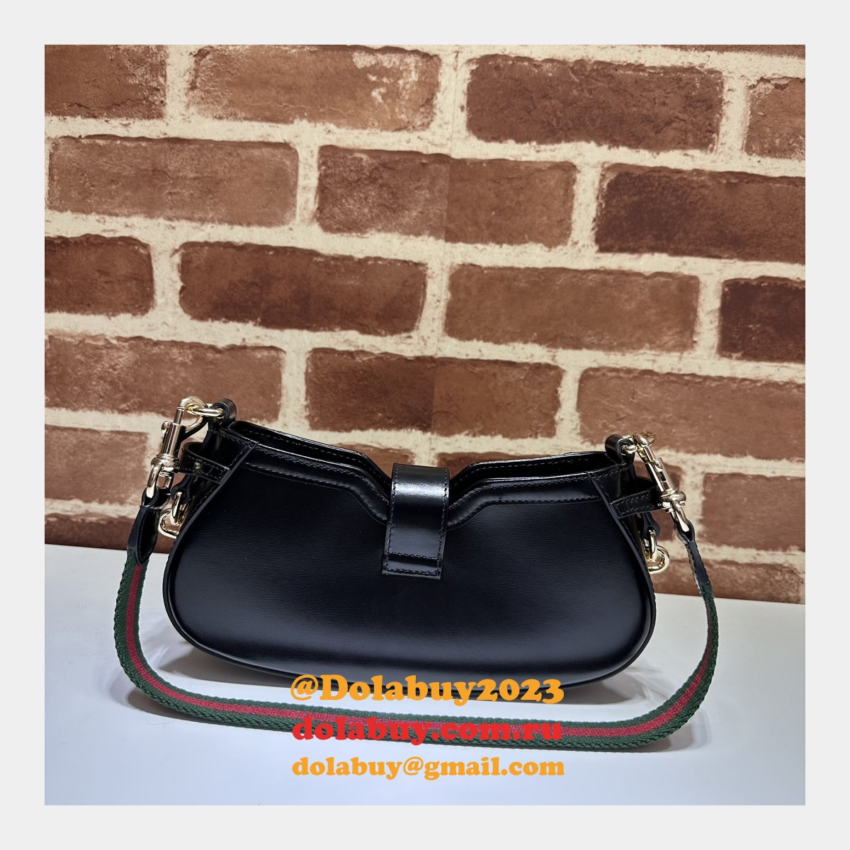 rosso ancora replica G*u*i moon side mini shoulder 786015 bag