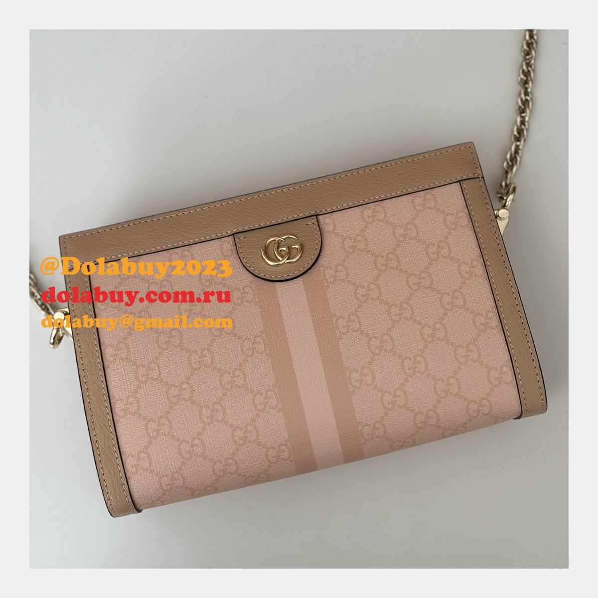 UK GG Supreme Gucci Replicas Ophidia Shoulder 503877 Bag