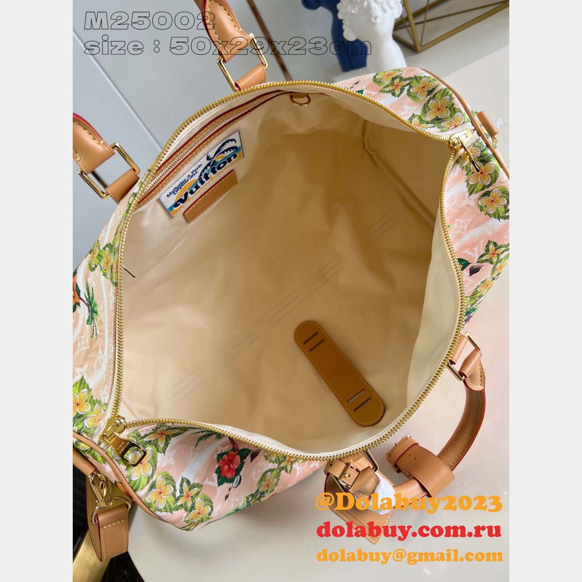 Louis Vuitton High Quality Copy Keepall Bandoulière 50 M25002 Perfect Bag