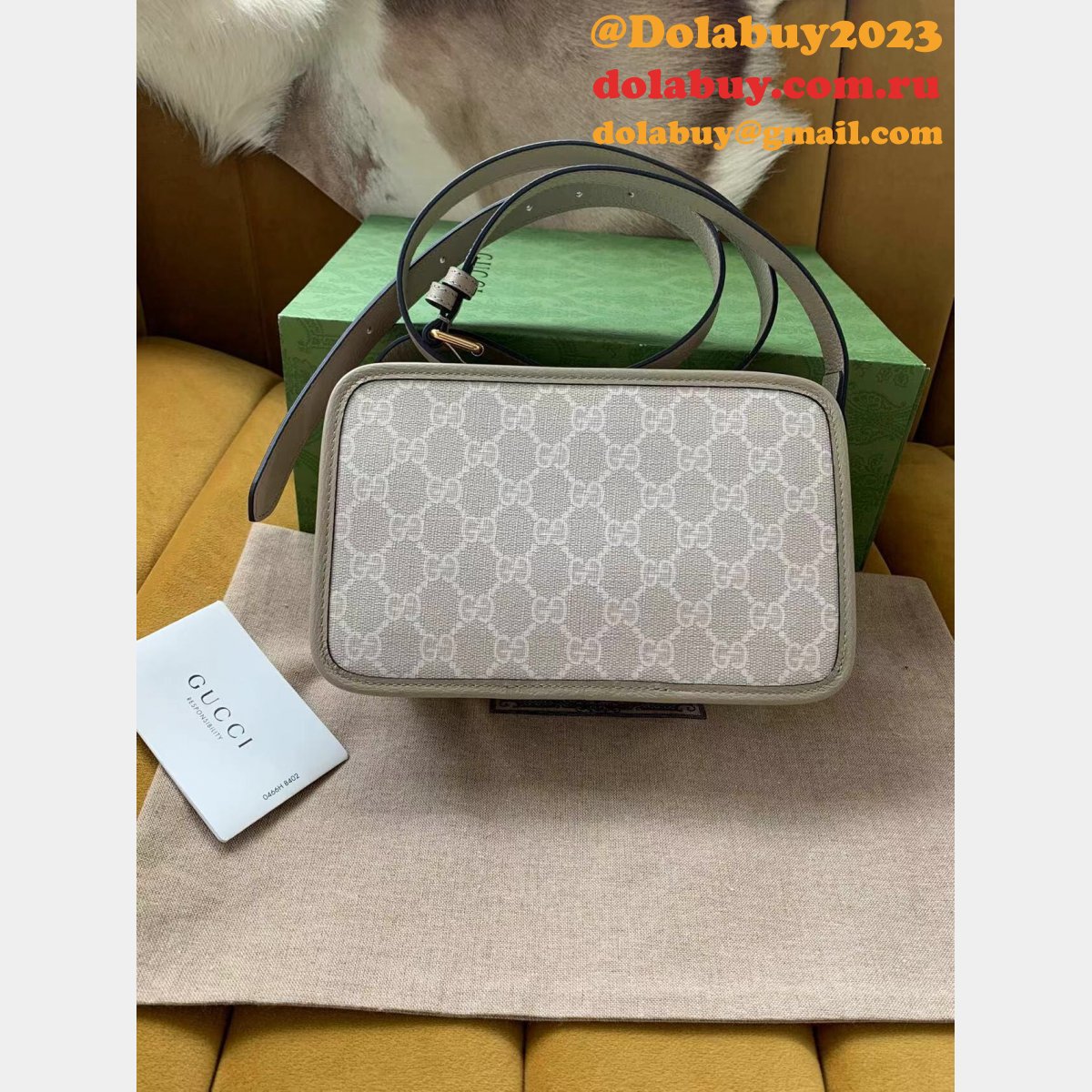 G*u*i luxury men replica 658572 with interlocking g bag