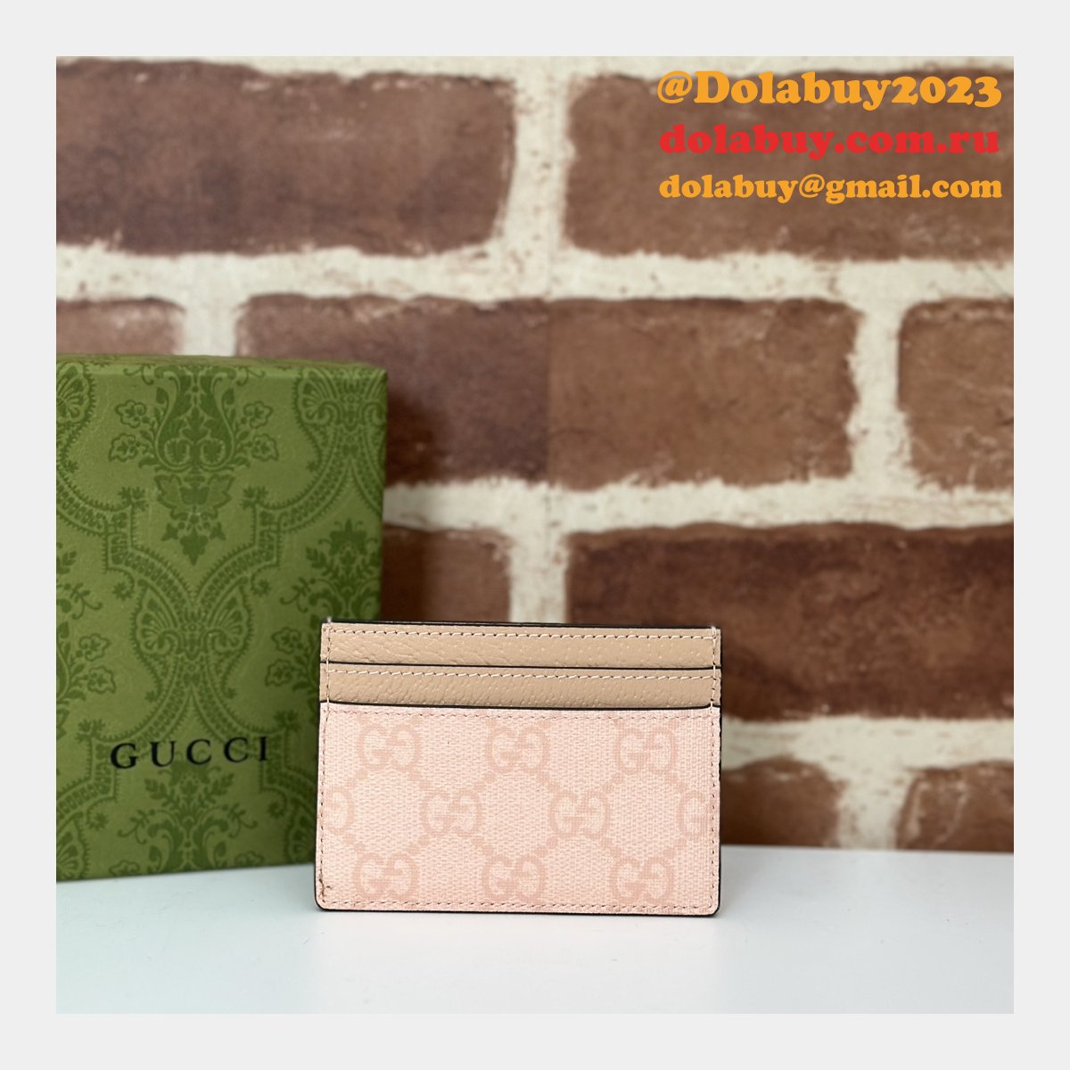 GG Supreme Ophidia Duplicate Card Case 523159 Inspired Gucci Bag