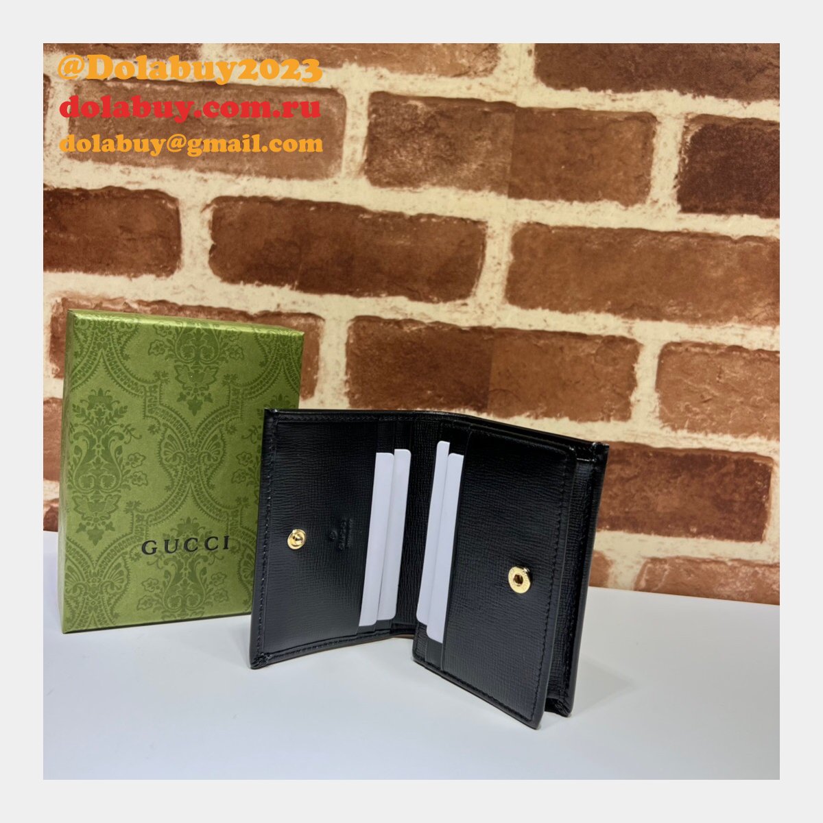 G*u*i buy horsebit 1955 card case wallet compact 621887 fashion