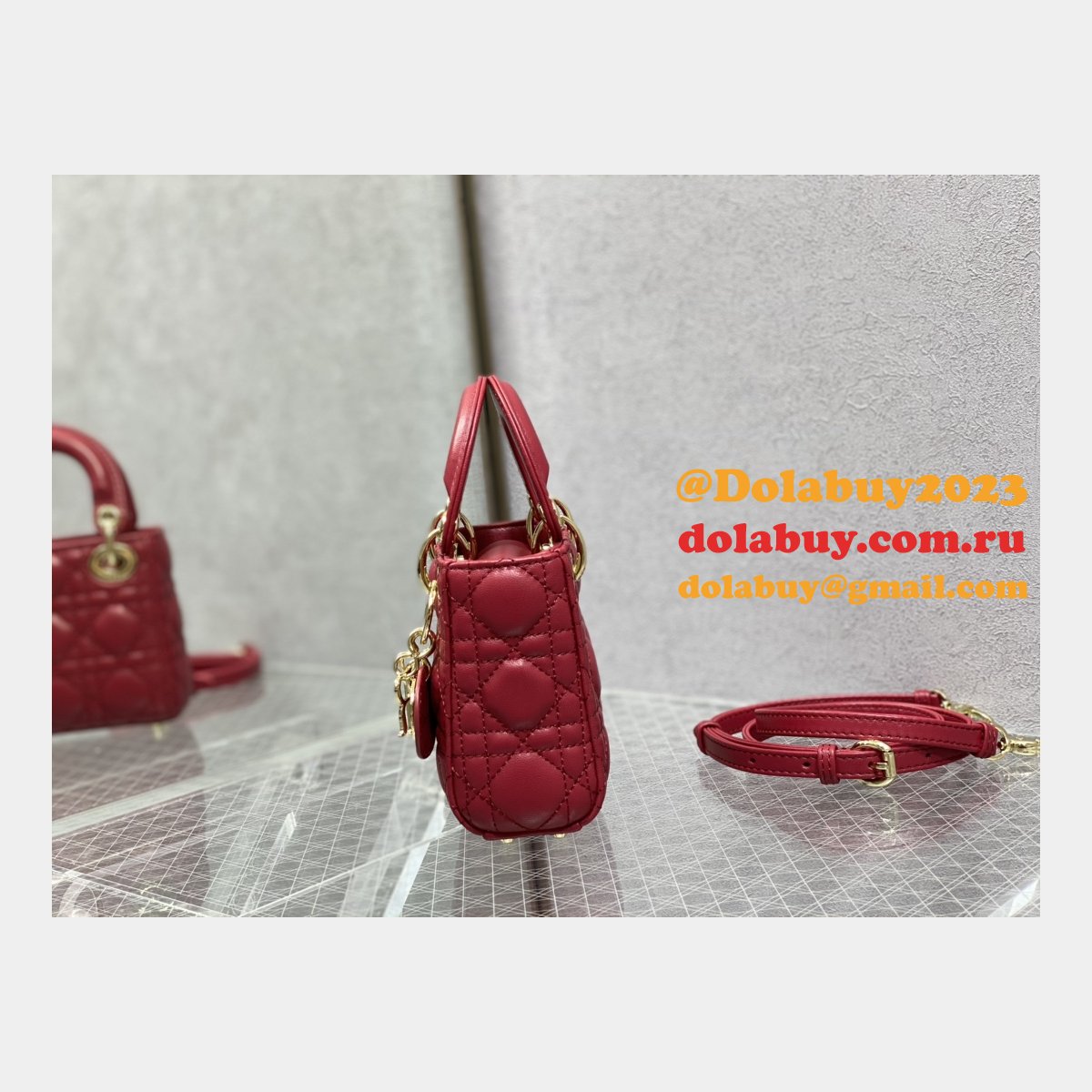 Replica Fashion Dior Micro Lady 1:1 Mirror 12CM Bag