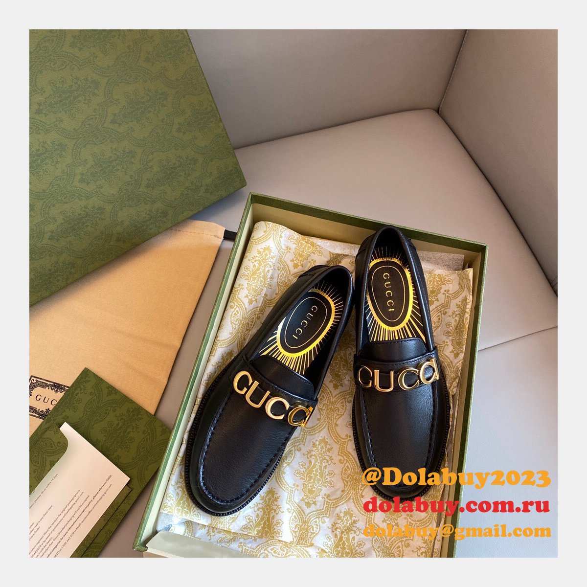 luxury G*u*i new top quality loafers replica shoes