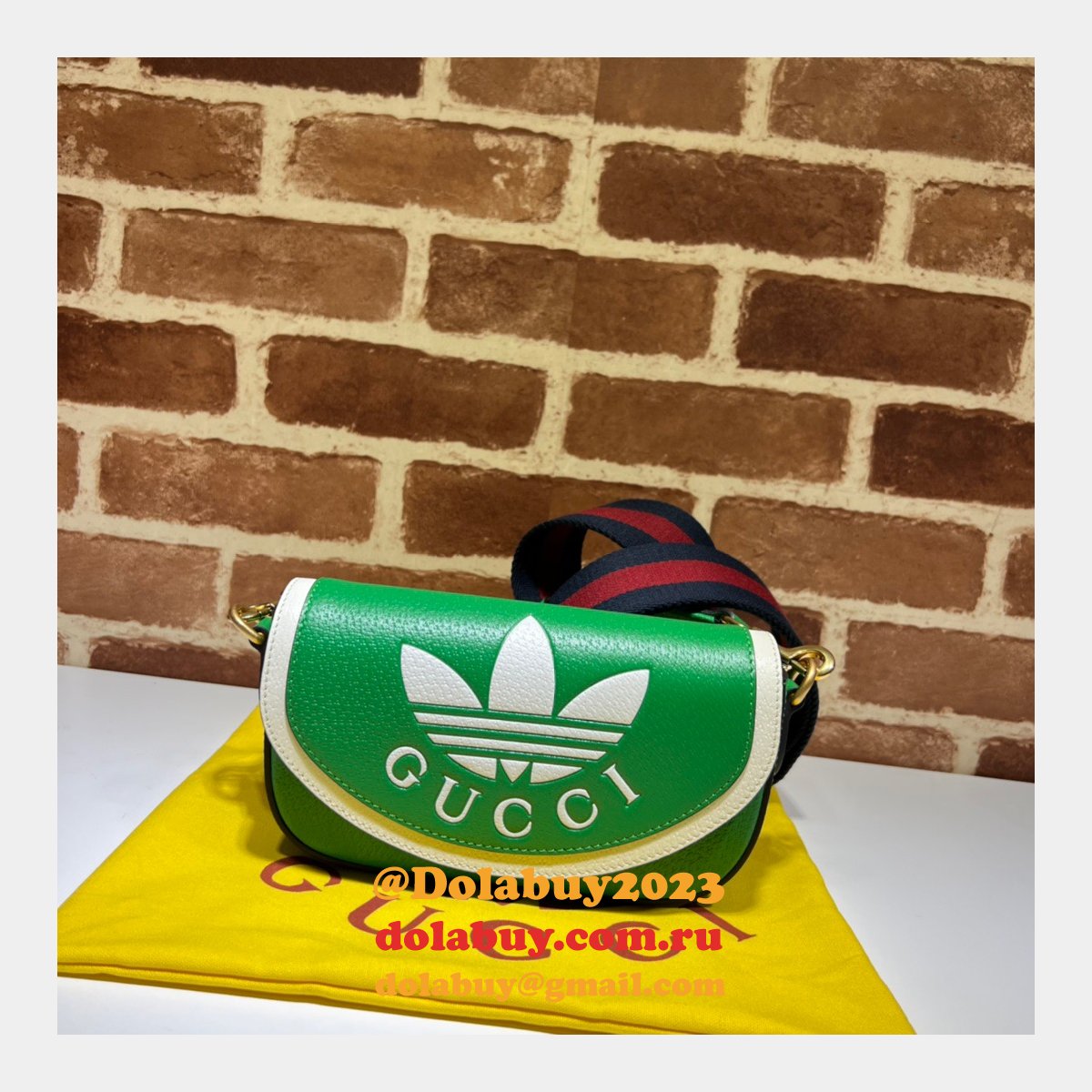 inspired adidas x G*u*i 727791 high quality replica bag