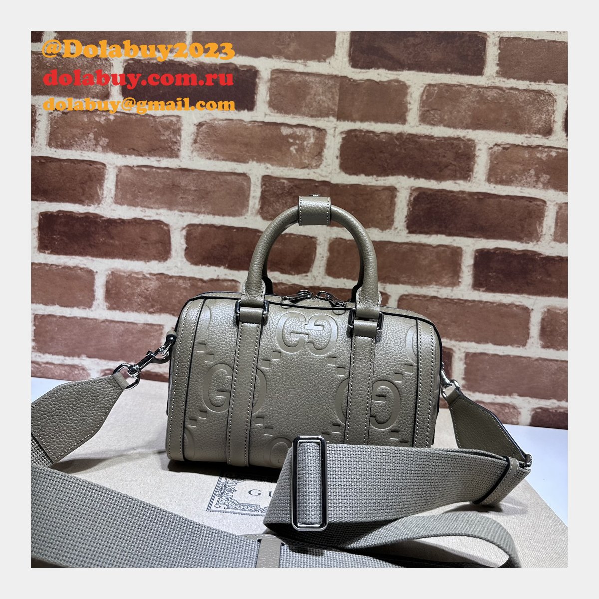 Jumbo GG Replica Gucci 7 Star 725292 Duffle Inspired Bag