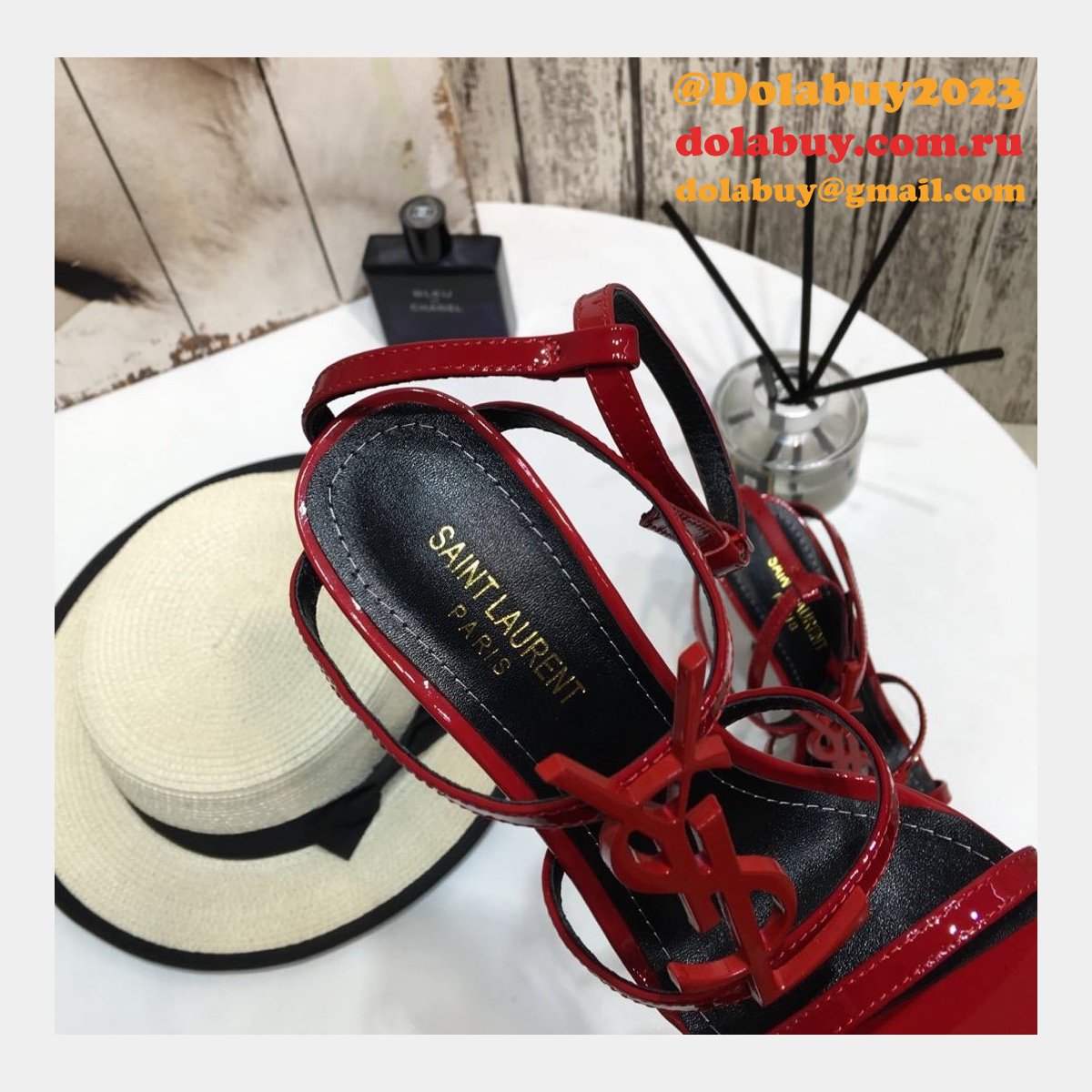 Saint Laurent High Heel Sandals 004