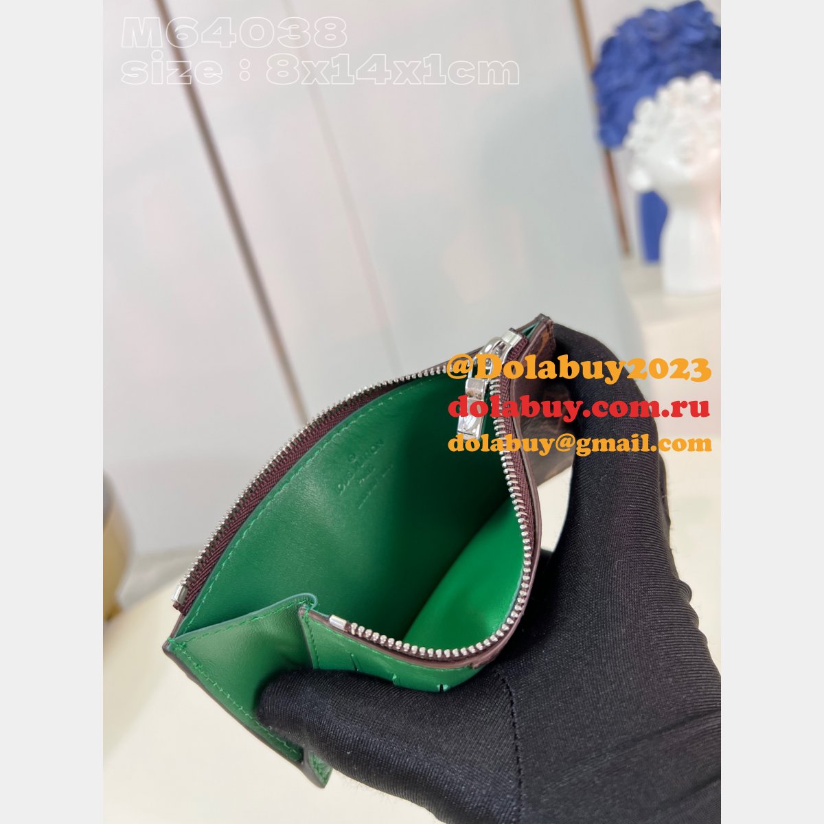 Coin Card Holder Damier Graphite M64038 LV Knockoff Bag