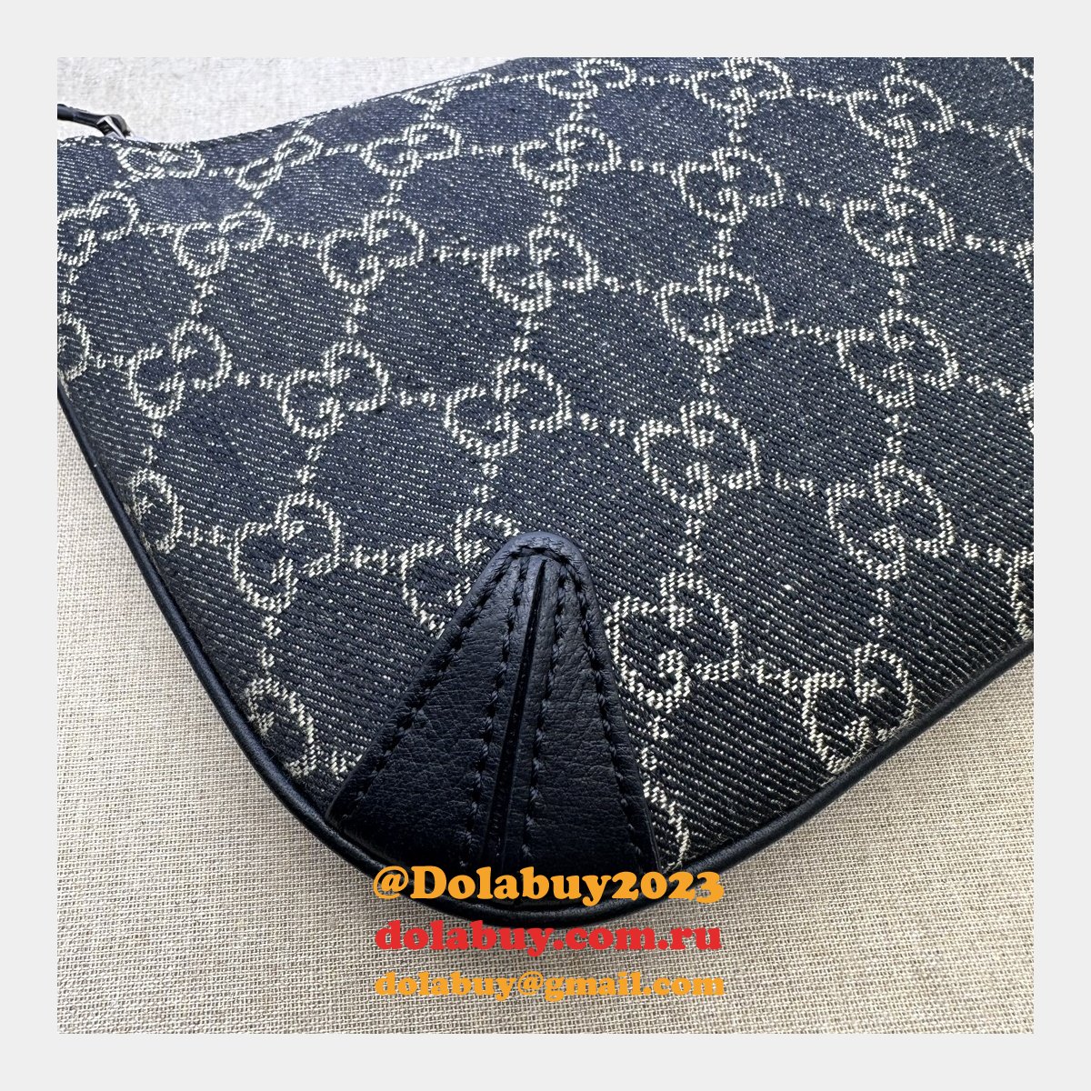 high quality horsebit G*u*i duplicate 774719 black bags