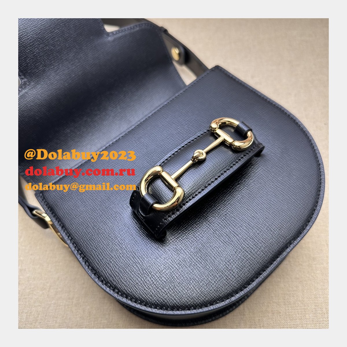 Gucci Knockoff Horsebit 1955 Crossbody Rounded 760191 AAA+ Bag