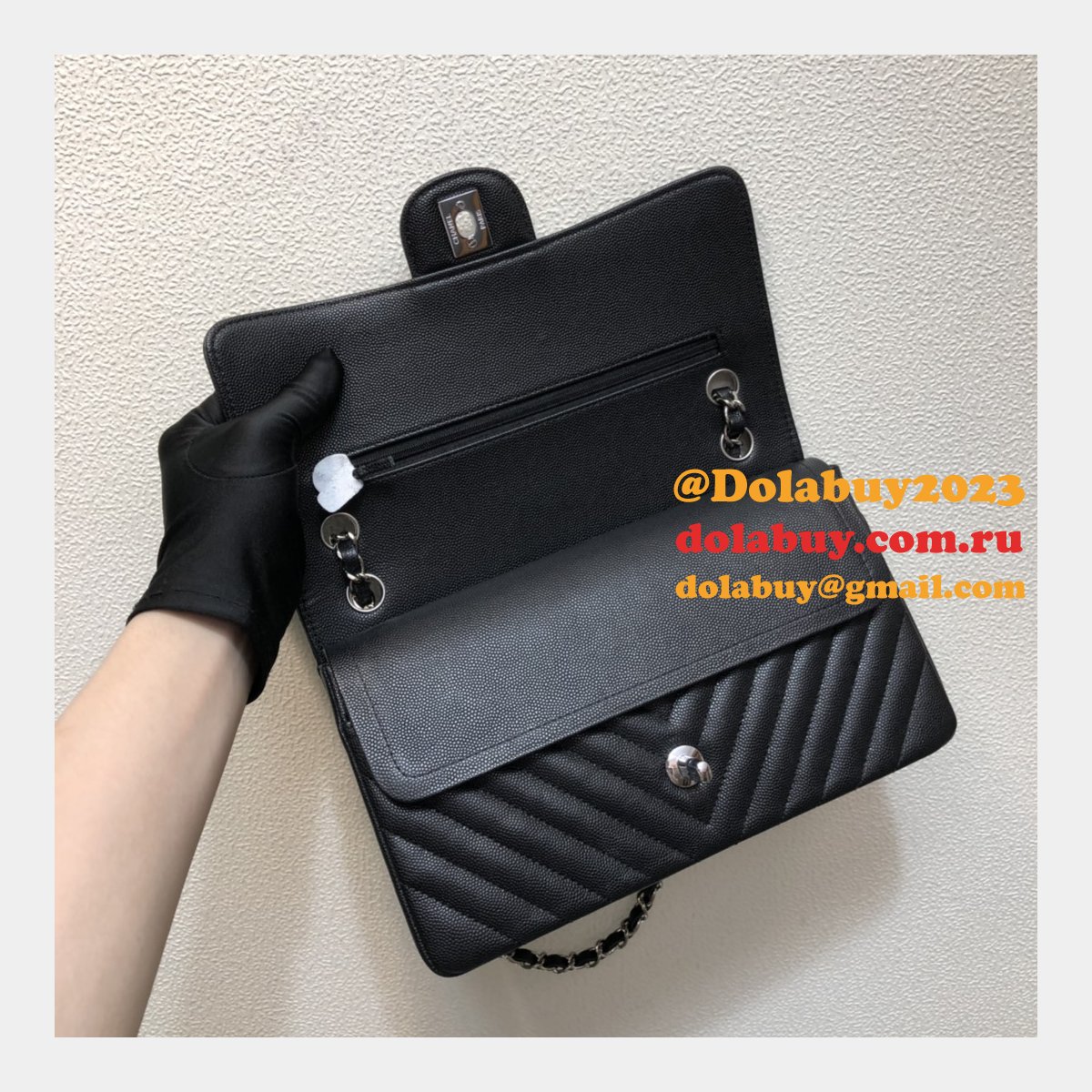 Top Quality CC CF1112 V CLASSICAL HANDBAG 25.5cm