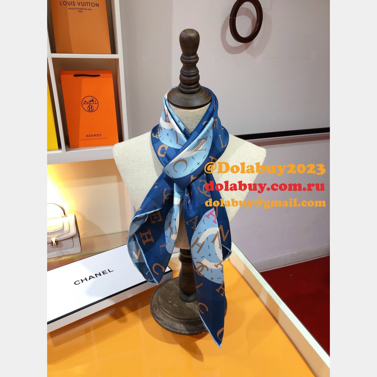 Designer Silk twill Best CHANEL