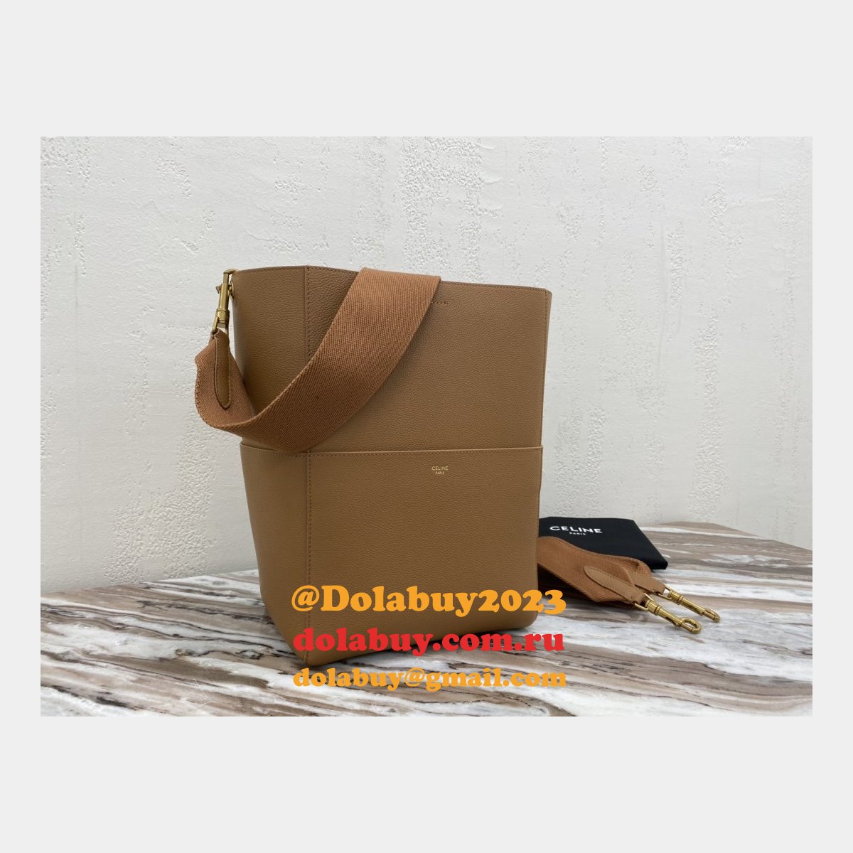 High Quality Celine Bags Sangle Brown Sale