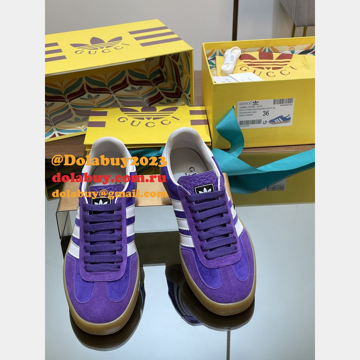 Top Quality gucci & adidas couple sneakers 2024