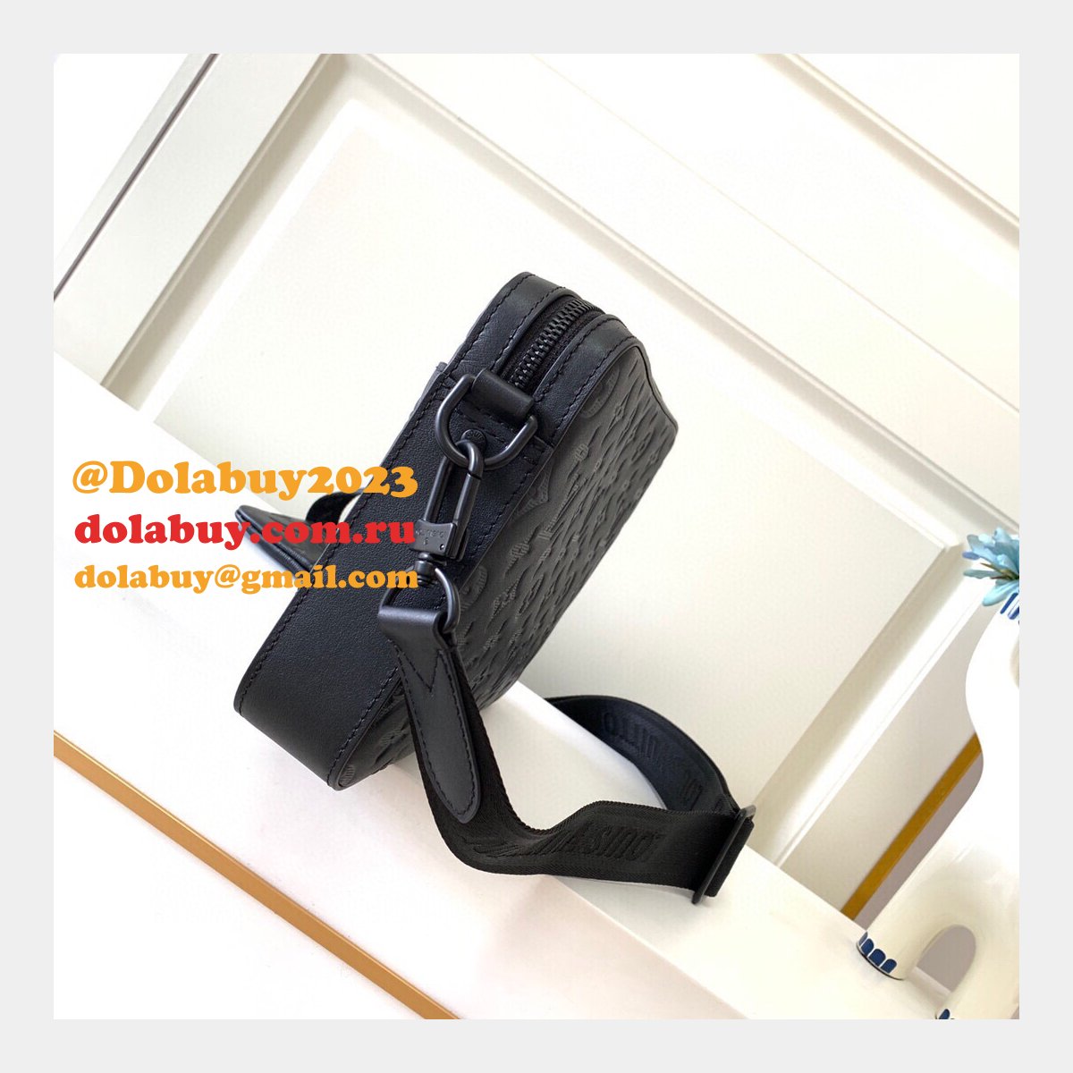 Top Quality Louis Vuitton Duo Messenger G65 M69827 Black