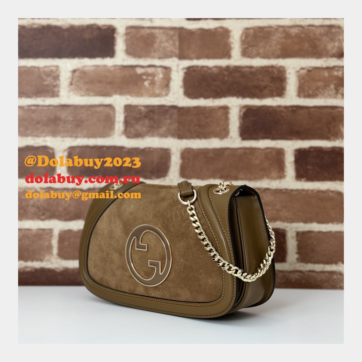 Gucci Replicas 815715 Blondie Chain Shoulder 1:1 Mirror Bag