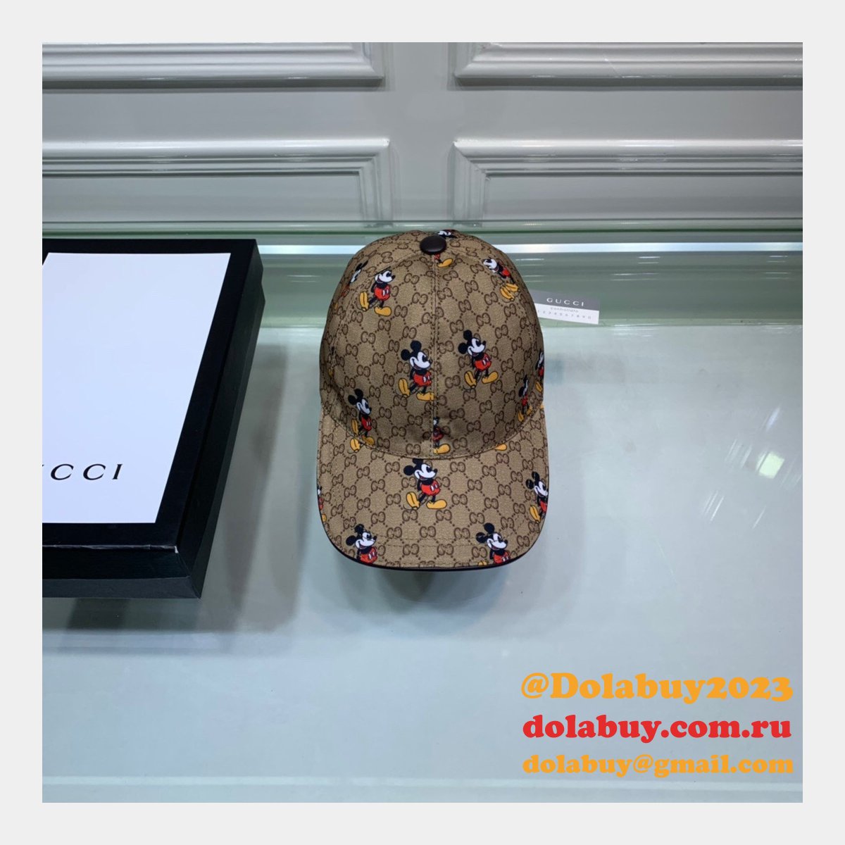 Top Quality Gucci Mickey mouse Hats