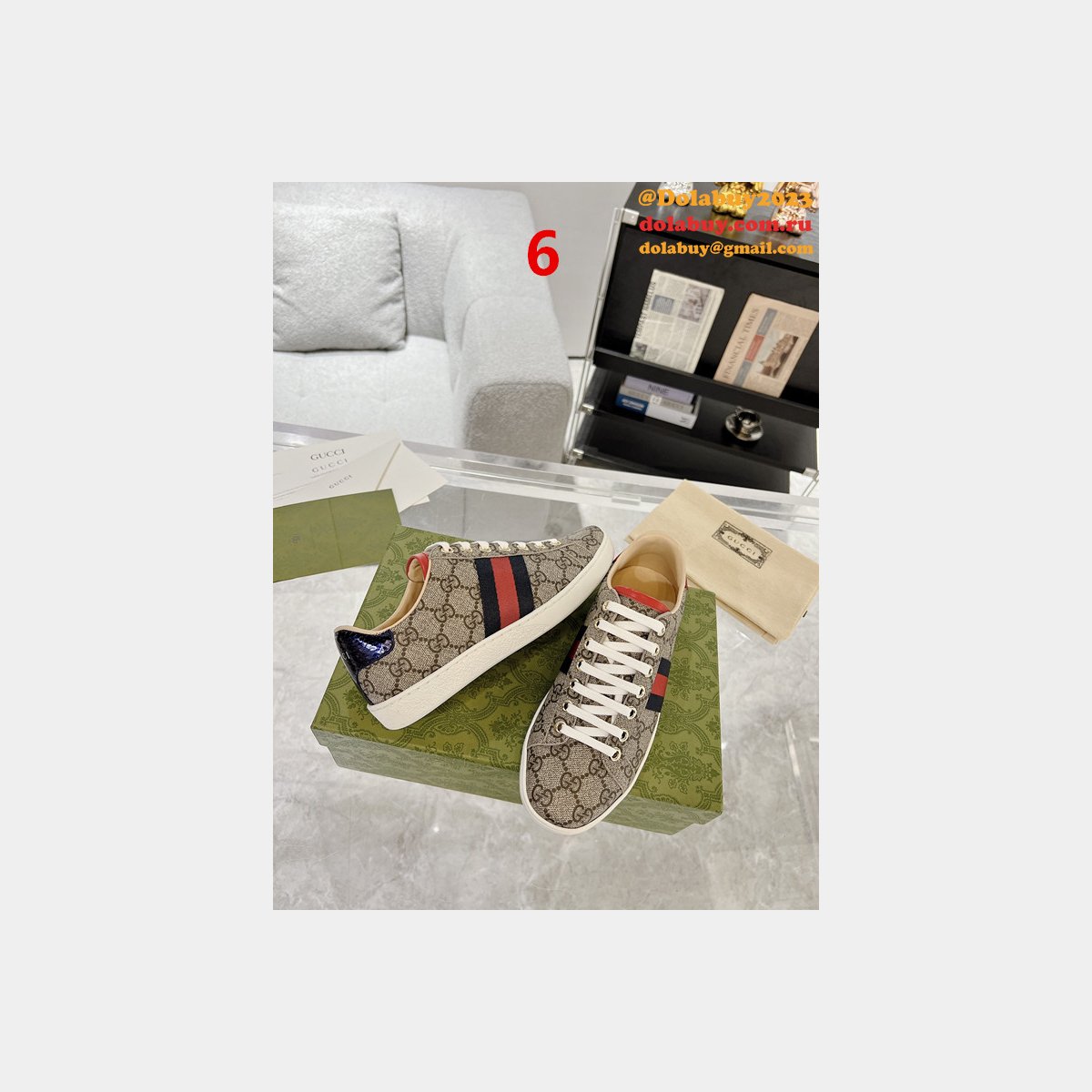 Top Quality ACE EMBROIDERED SNEAKER