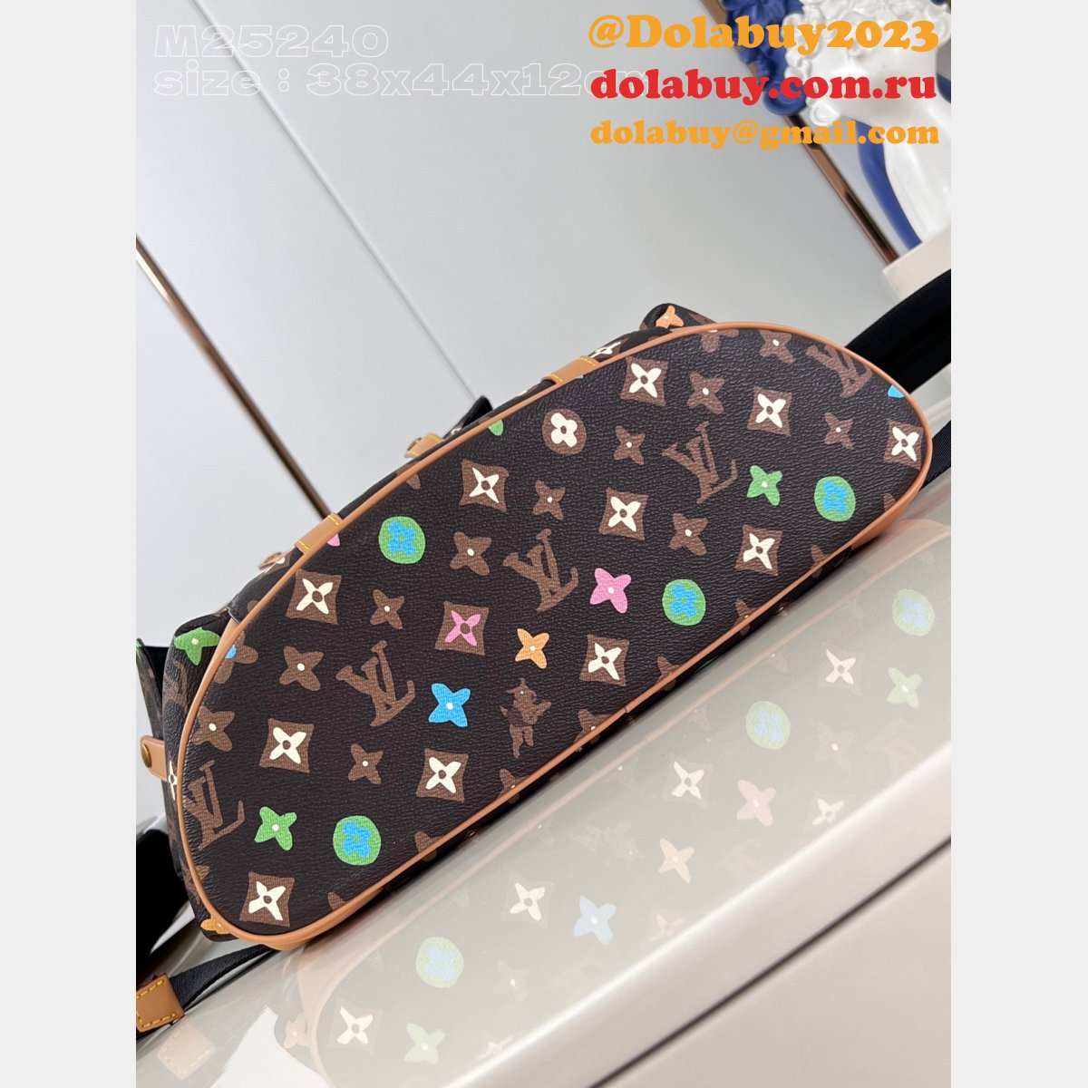 Designer LOUIS VUITTON Christopher Monogram Craggy backpack M25240