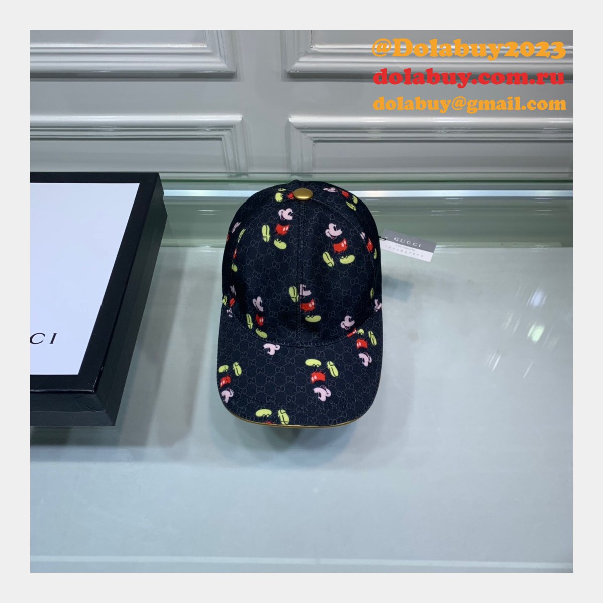 Top Quality Gucci Mickey mouse Hats