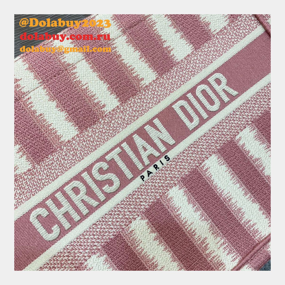 Wholesale Dior Book Tote Red High Quality 36CM Bag